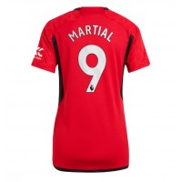 Manchester United Anthony Martial #9 Domáci Ženy futbalový dres 2023-24 Krátky Rukáv